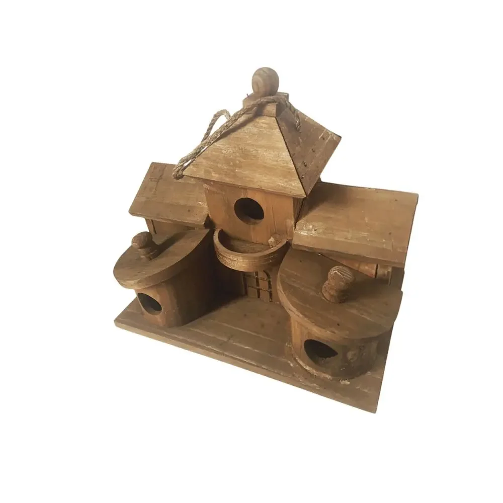 Wooden Multi-Family Birdhouse 10